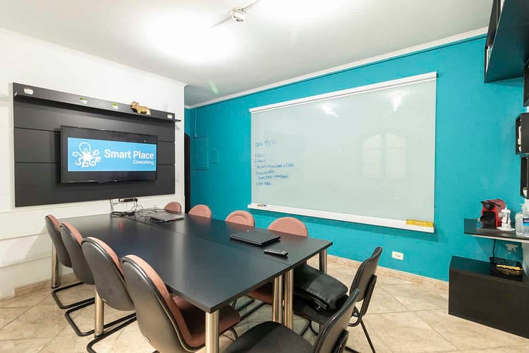 Smart Place Coworking - Sala de reunião grande posição rotativa